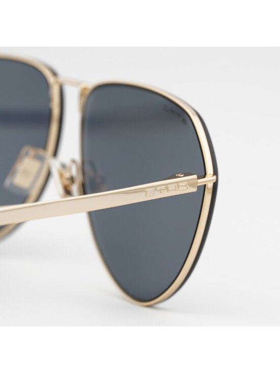 ETRO 0033/S 0000 IR Sunglasses Gold Aviator Frame, Grey Lenses